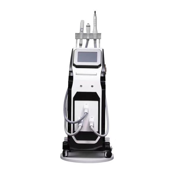 

3 in 1 wrinkle remove rf picosecond laser tattoo removal e-light dpl opt ipl hair removal epilator equipment, Black
