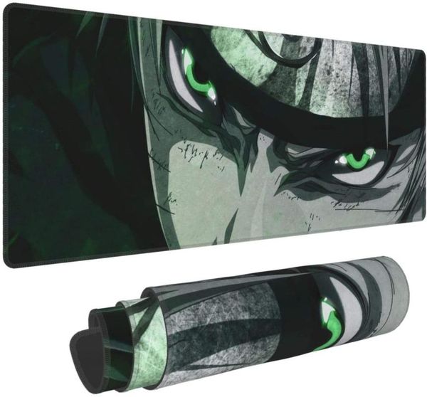 

mouse pads & wrist rests naruto pad anime stitched edge premium-textured mat non-slip rubber base big table for gaming computer laptop