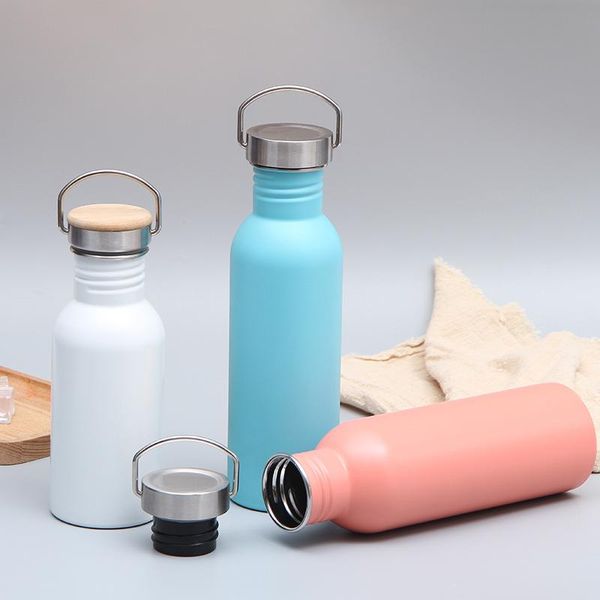 

water bottles colorful cross border style stainless steel sports single layer cold color-changing mug outdoor portable deng shan h