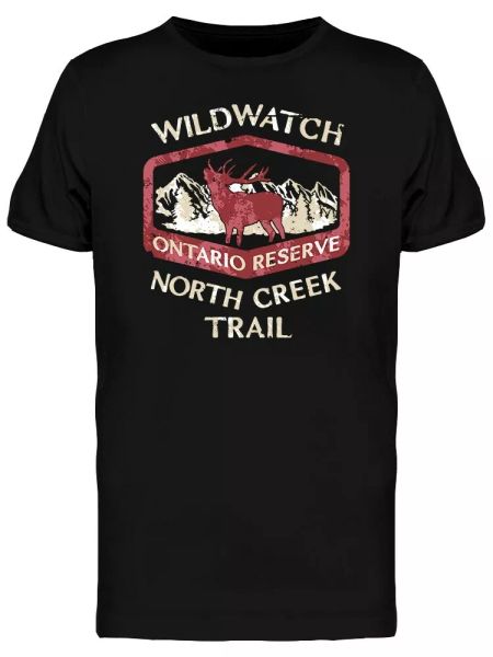 

ontario reserve wildwatch men's tee -image by shutterstock, White;black