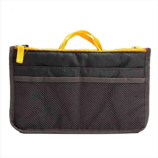 

1 pcs portable multifunctional canvas cosmetic bag travel make up organizer for women men casual makeup toiletry storage