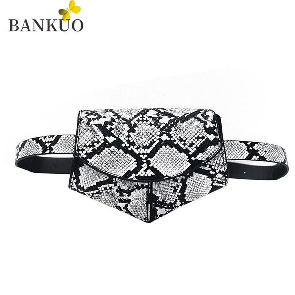 

womens bag pu snake print waist belt saddle 2021 fashion solid crossbody for girl fanny pack z372 bags