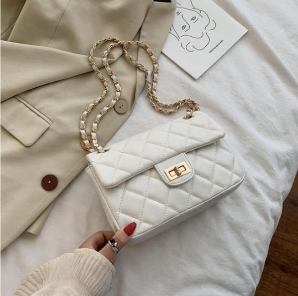 

quilted pearl pu leather solid color crossbody bags for women fashion small shoulder bag female handbags and purses, Red;black