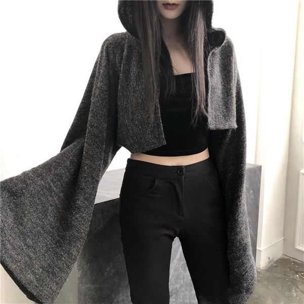 

women's hoodies & sweatshirts 2021 autumn winter simpleness soft loose knitted cashmere sweaters women batwing long sleeve casual swea, Black