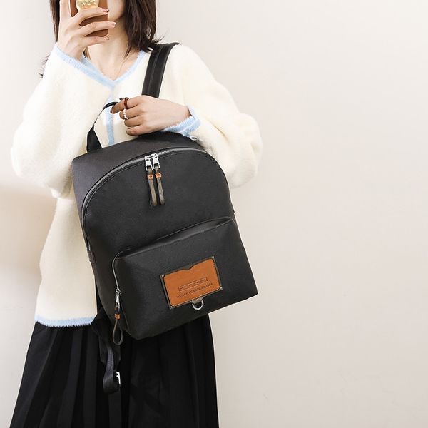 

brand mens backpacks womens handbag luxurious design bags brown poker flowers pvc classic crossbody bag with logo