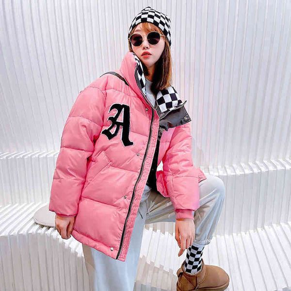 

women's parkas down ladies jacket 2021 white duck chess and card checkered camouflage personalized, Black