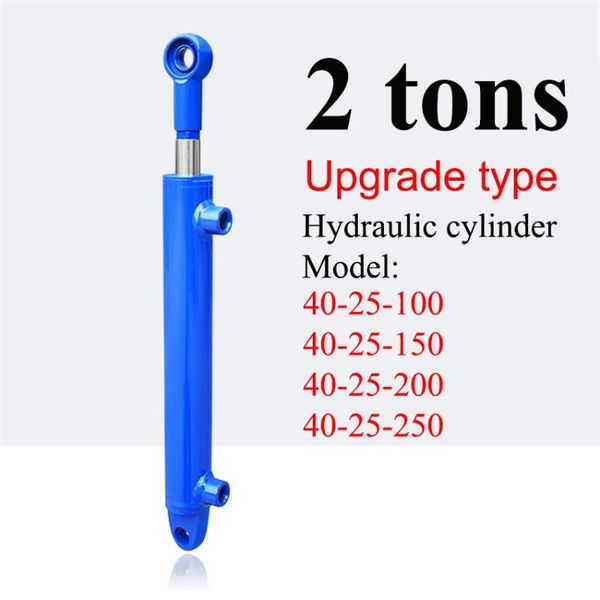 

power tool sets 100-250mm stroke 2 tonnage upgraded hydraulic oil cylinder heavy duty bidirectional lifting small wood splitter