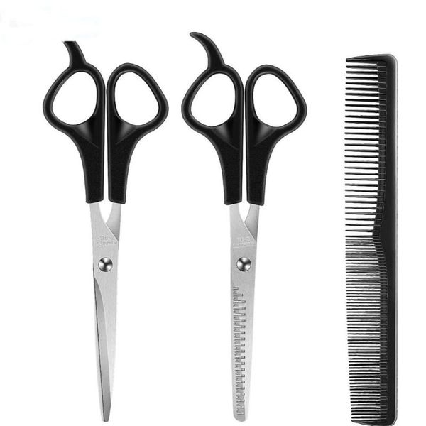 

hair scissors 3pcs hairdressing 6 inch for cutting thinning comb barber accessories salon shears
