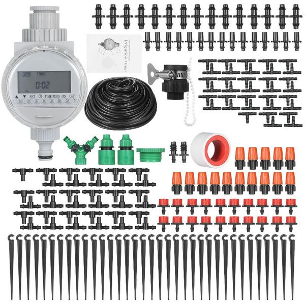 

kkmoon solar powered water irrigation timer electronic programmable automatic watering controller hose faucet equipments