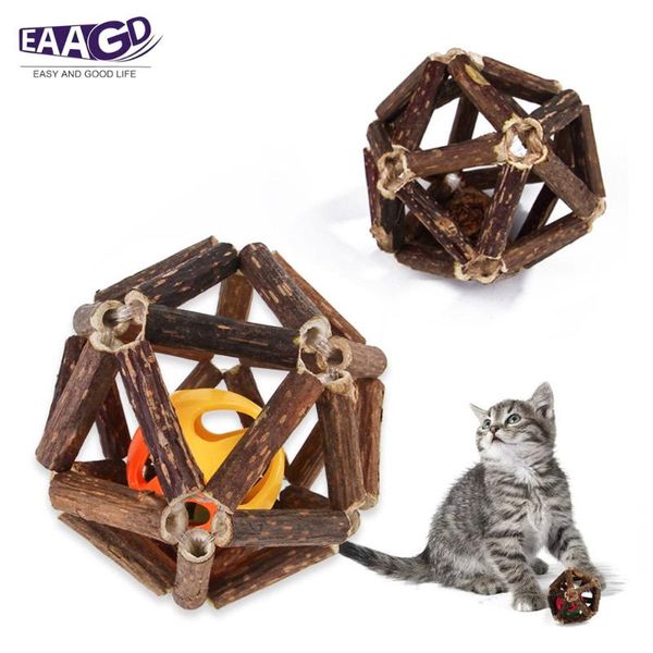 

1pcs cat mint ball play toy catnip with bells for pet kitten toys supplies