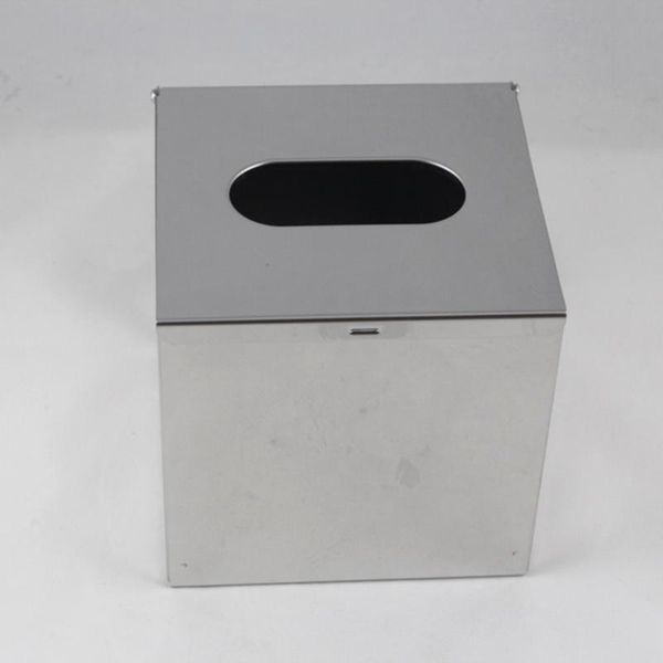 

tissue boxes & napkins 1pc 13cm stainless steel deskcover wall mounted napkin box roller paper organize holder for home