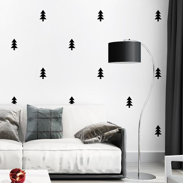 

wallpapers modern nordic ins trees pattern 3d pure paper wallpaper forest living room bedroom background wall home decoration