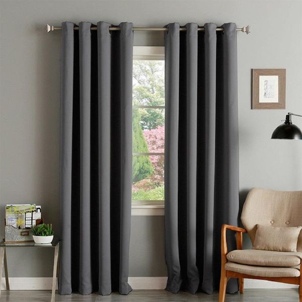 

inya living room darkening thermal insulated blackout grommet window curtain for 1 panel & drapes