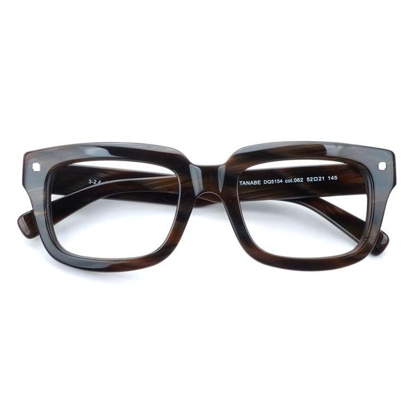 

italy romantic wild brand bold vintage handmade acetate glasses frames fashion sunglasses, Black