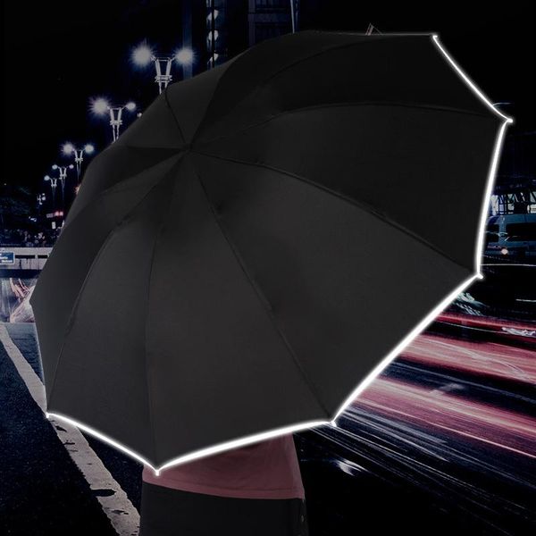 

umbrellas 3 fold reverse automatic rain umbrella car clear women parasol hy99