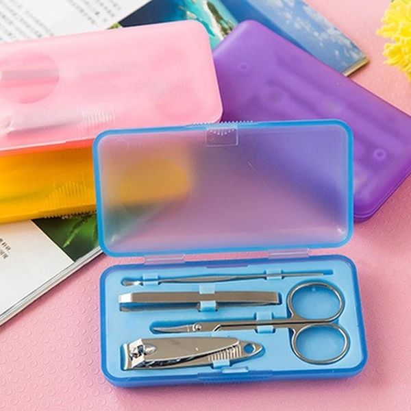 

nail art kits clippers 4 pieces beauty manicure suits stainless steel creative gifts accessories