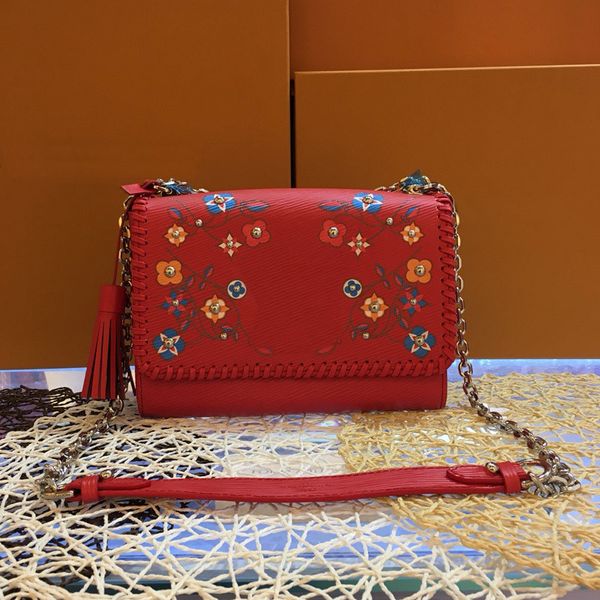 

handbag women luxurys designers bag 2021 shoulder bags summer style tote genuine leather purse with screen printing delicate hardware