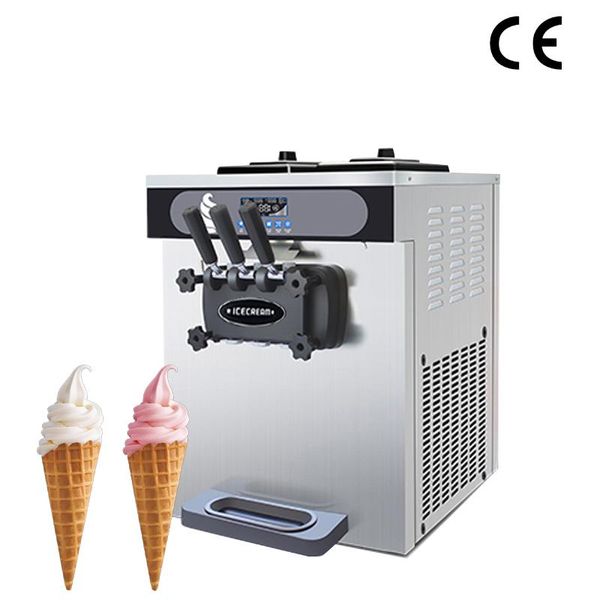 

ice cream making machine 220v deskcommercial mini automatic cone soft