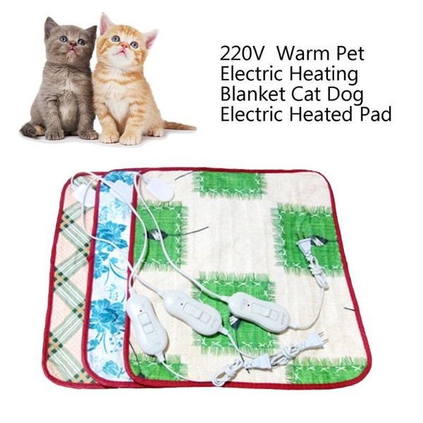 

carpets 38.5x41cm pet electric heating blanket 220v 50hz 18w dogs cats anti-scratch winter heated pad pets sleeping bed