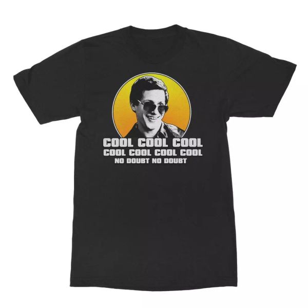 

brooklyn nine-nine cool cool cool no doubt men's t-shirt, White;black