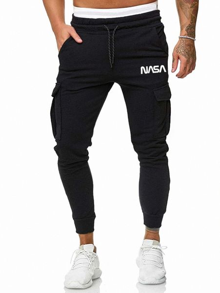 

men letter drawstring sweatpants 13v8#, Black