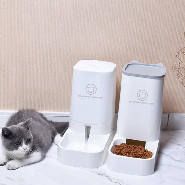 

cat bowls & feeders 1pcs automatic pet feeder dispenser water fountain bottle travel supply for dogs cats pets animals kitten