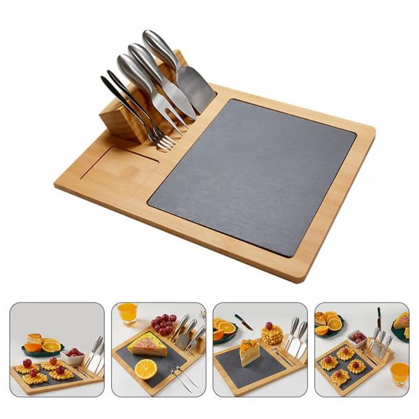 

dinnerware sets 1 set practical cheese steak cutting chopping board bamboo dish