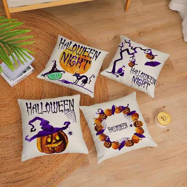 

pillow case home supplies fall decorations halloween pillowcase cushion decoration linen cover 18 x inches