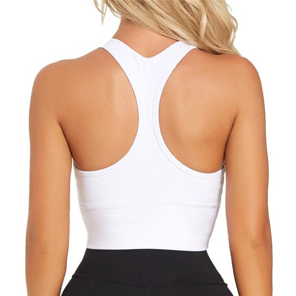 

yoga outfit btapark nylon black white backless sports bra shockproof breathable gym push up women's underwear fitness bras workout tank