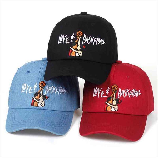 

dad hats love amp basketball gorras snapback baseball cap movie og 90s vtg hip hop summer hat for men women, Blue;gray