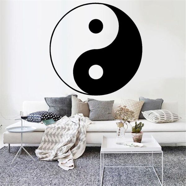 

wall stickers classic decals office art decor the yin and yang diagrams home decoration for living room bedroom y733