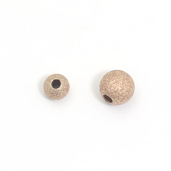 

beadsnice 14k gold filled rose 100pc glint loose beads fashion metal jewelry components, Black