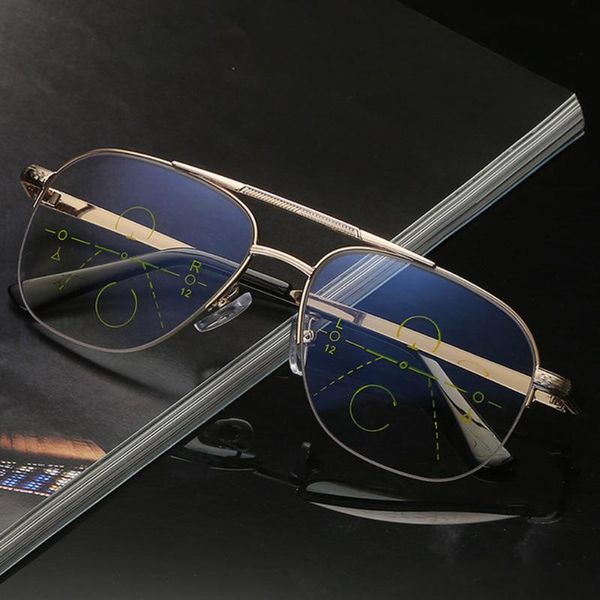 

sunglasses anti-blue light distance and near reading glasses progressive multi-focus presbyopia eyeglasses diopter +1.0 +1.5 +2.0 to +4.0, White;black
