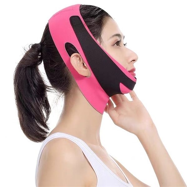 

facial massage machine korean breathable bandage lifting double chin small v face belt