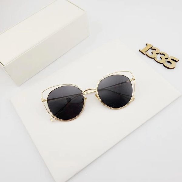 

sunglasses osman 1335 large frame women's cat eye, White;black