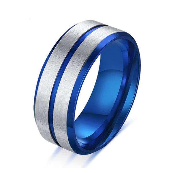 

cluster rings fashionable men's jewelry tungsten steel ring korea korean gold, Golden;silver