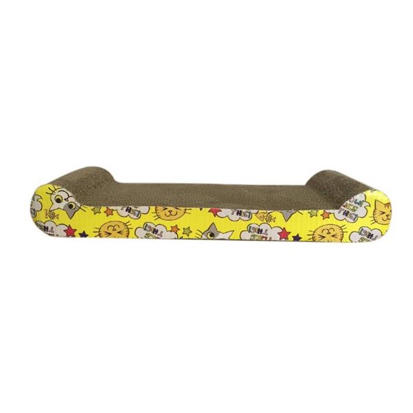 

cat toys pet supplies scratch board bone type toy corrugated paper send catnip