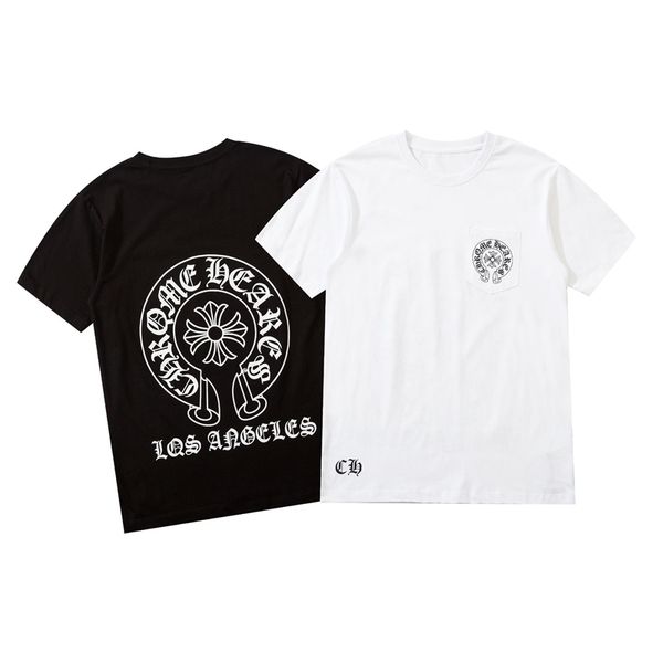 

65% off outlet online store fashion brand short sleeve men's print summer cross lovers' wear ins jacket fashion t-shirt lovers, White;black