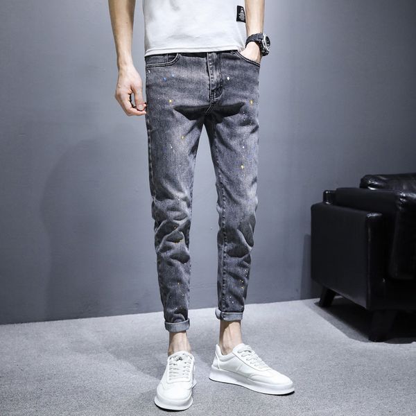 

jeans men's in spring and summer, Blue