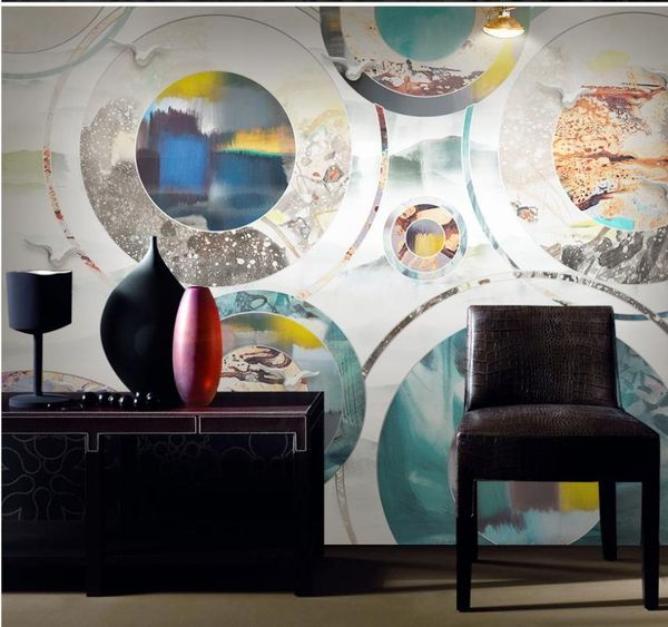 

wallpapers drop chinese wallpaper abstract ink painting geometric modern minimalist tv background custom 3d mural