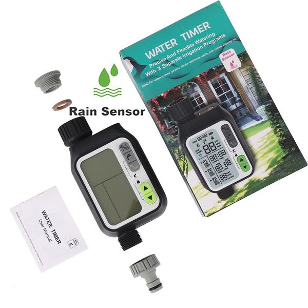 

waterproof irrigation system watering timer rain sensor smart controller garden equipments