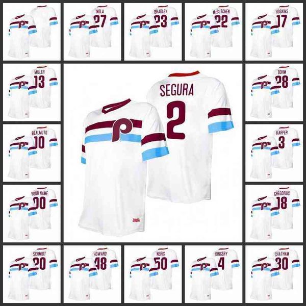 

philadelphia's phillies men women youth #3 bryce's harper 27 aaron nola 18 didi gregorius custom white cooperstown collection v-ne, Black