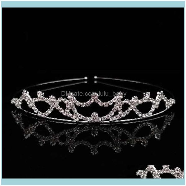 Schmuck Jewelrykorean Girl Simple Style Haarband Kopfschmuck Strass Sweet Hairband Outdoor Wild Tiaras Bridal Headpiece Clips Barrettes