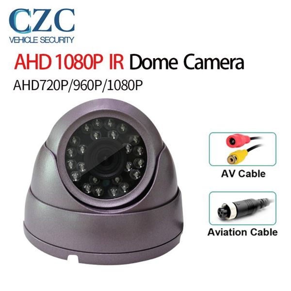 

cameras hd 720p 1080p ahd camera 2000tvl 1mp/2.0mp indoor security dome ir cut filter metal cctv home for bus truck