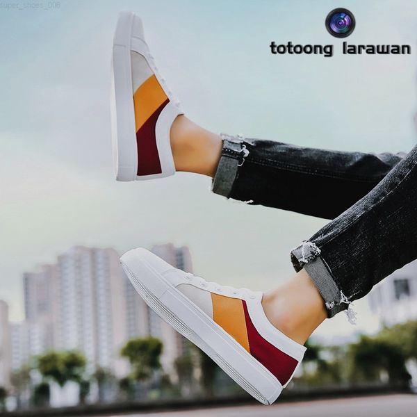 

men's skate casual shoes canvas sneakers 05, Black