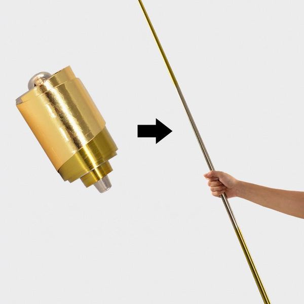 

party favor rod metal steel bomb stick stage magic props portable art performance