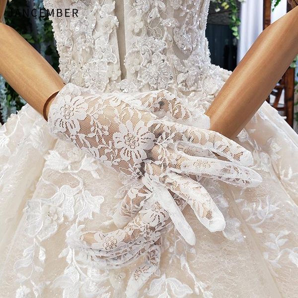 

bridal gloves janceber women simple white wedding glove lace accessories mariage femme accessoire