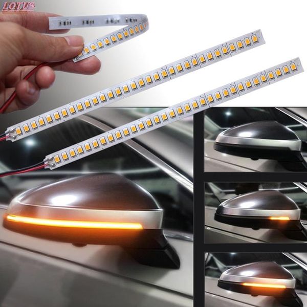 

interior&external lights brand 1pcs car rearview mirror indicator lamp streamer strip flowing turn signal led