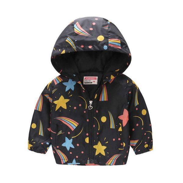 

down coat children jackets hooded autumn spring kids outerwear cartoon for boys baby girls windbreaker children's clothing, Blue;gray