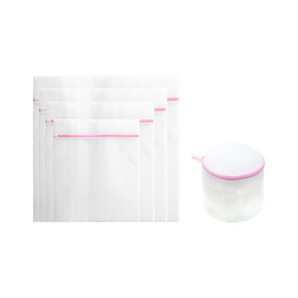 

laundry bags 5pcs underwear wash bag washer zipper )